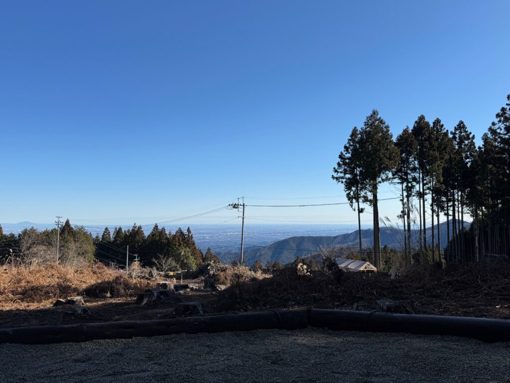 天空の月エリア 天空サイトL T-10サイトからの景色