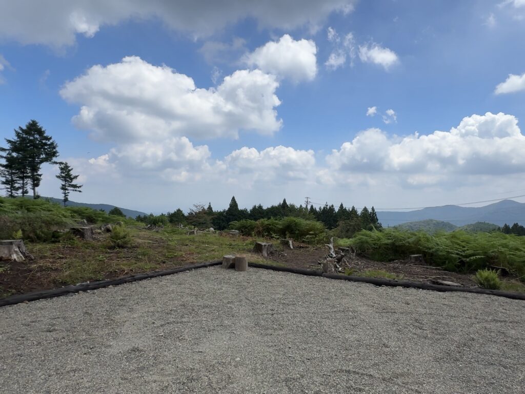 天空の月エリアの天空サイトLからの景色