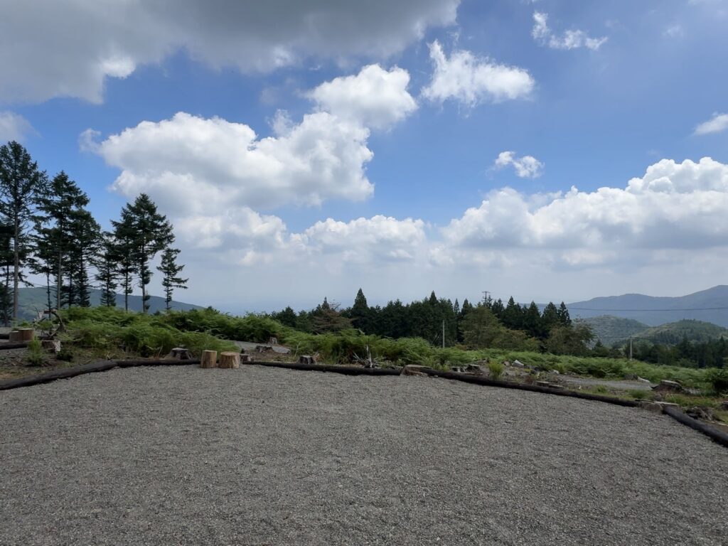 天空の月エリアの天空サイトLからの景色