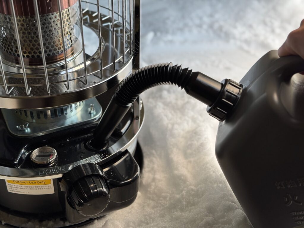 しなやかで使いやすい給油ノズル