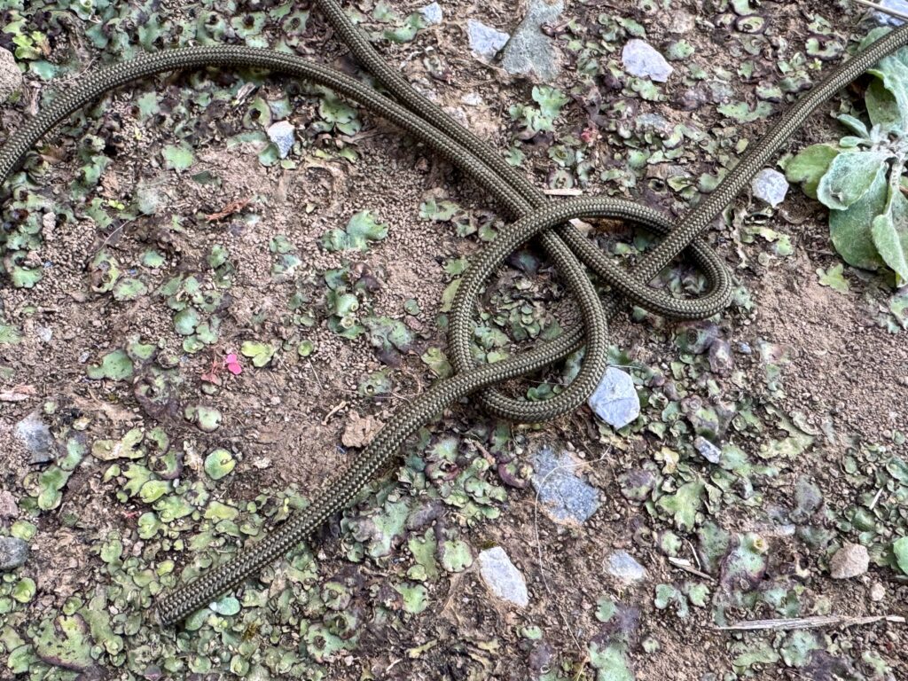 結ぶのも解くのも簡単なシンプルな結び目