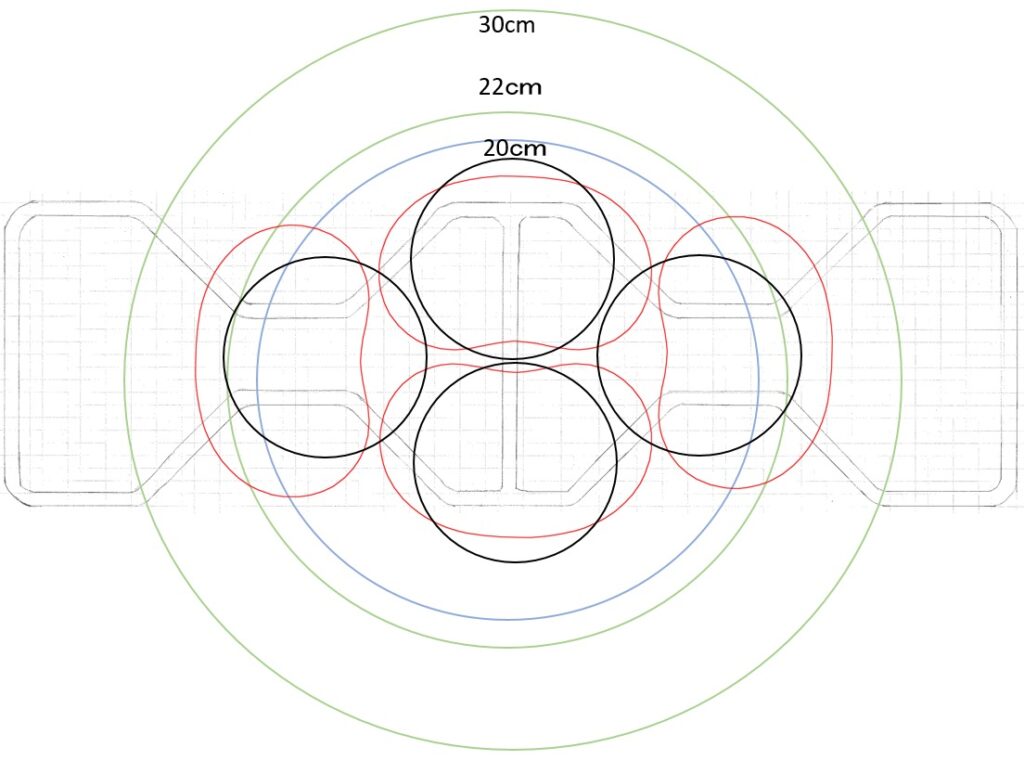 クッカーを置ける場所が多い