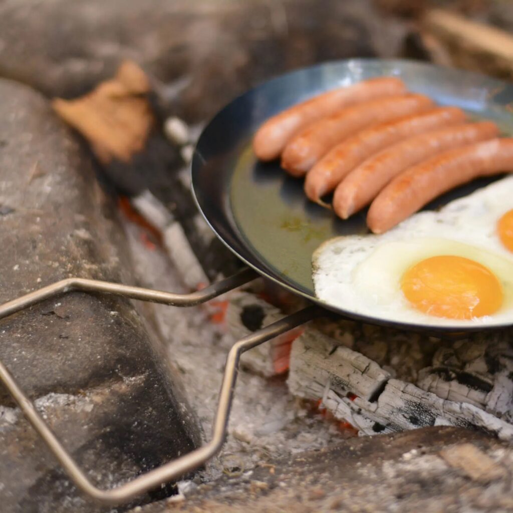 直火でのゴトクの使用