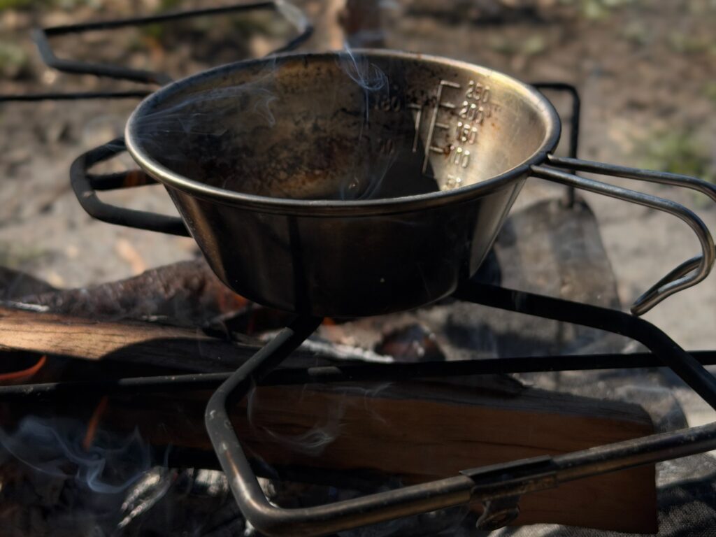 シェラカップも安定しておける